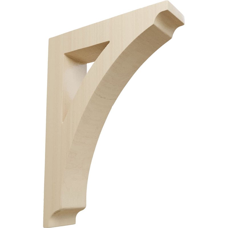 Ekena Millwork BKTW01X06X09THRW Small Thorton Wood Wood Brackets, 1 3/4""W x 6 1/2""D x 9""H , Rubberwood